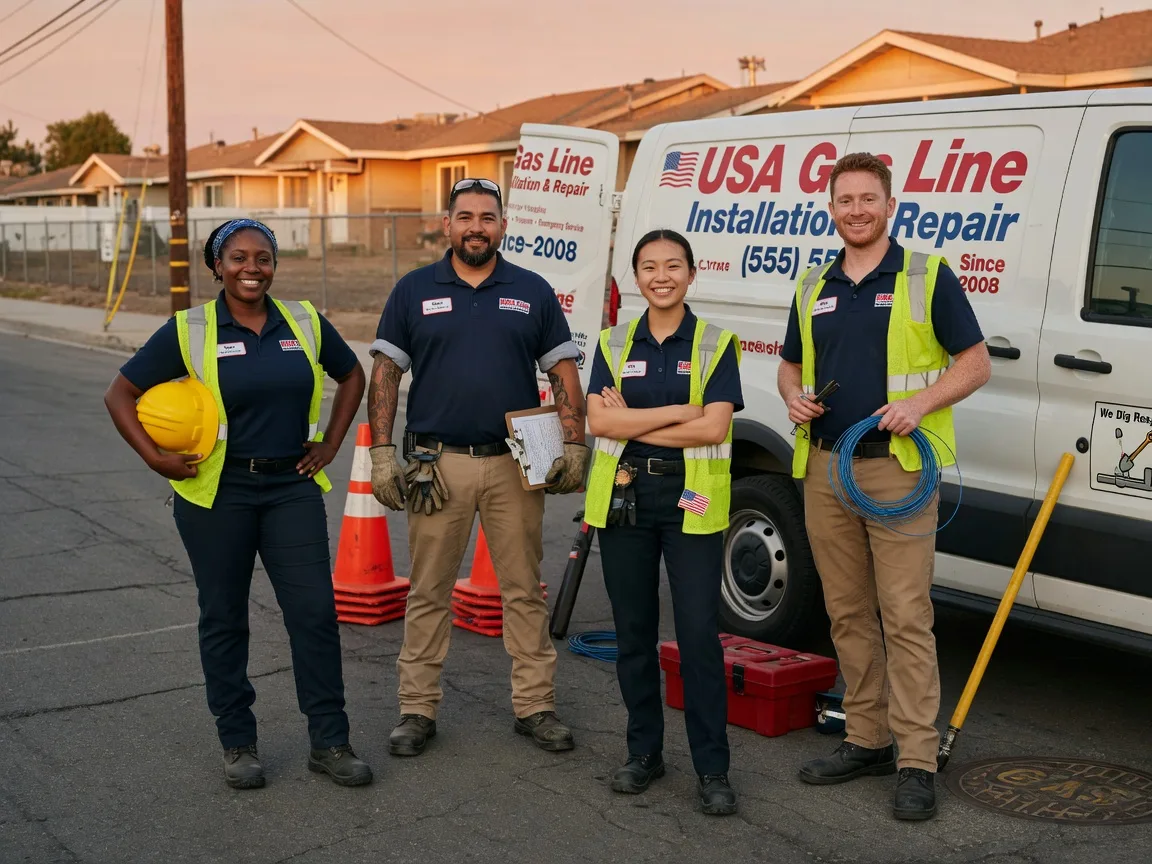 Gas Line Installation company in Mecca, IN